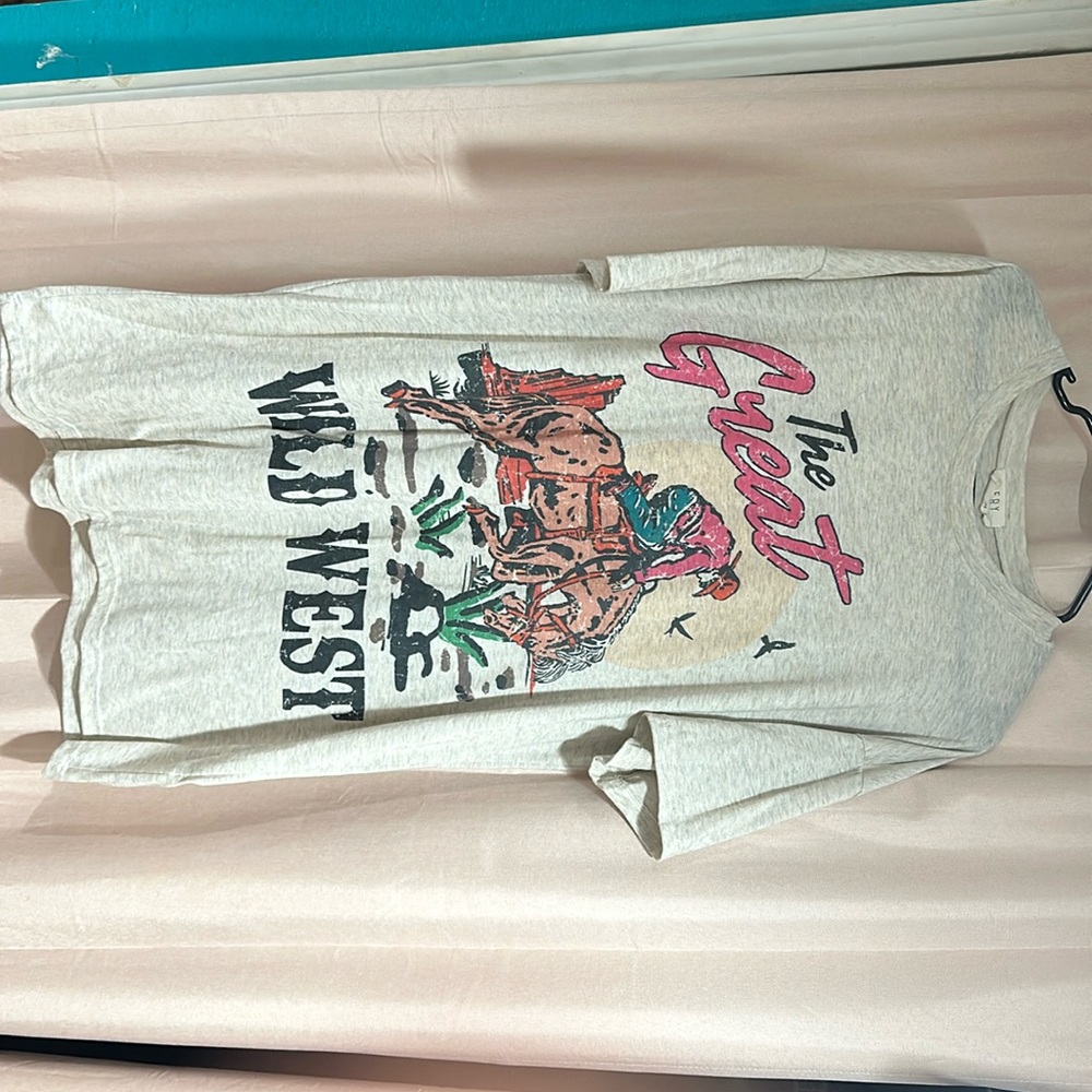 Wild West T-shirt Dress Large
